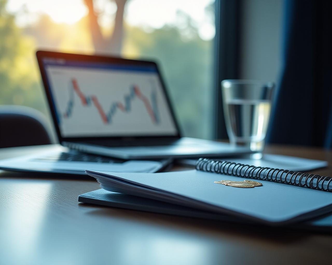 Secure government investment growth chart and official documents